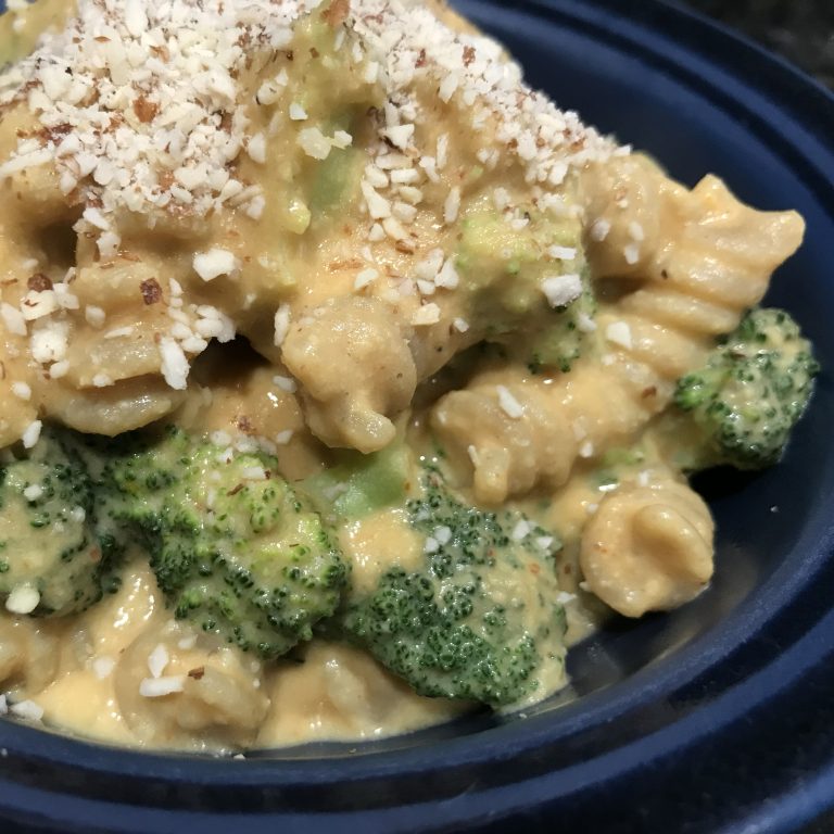 Pasta and Veggies with Cheesy Sauce