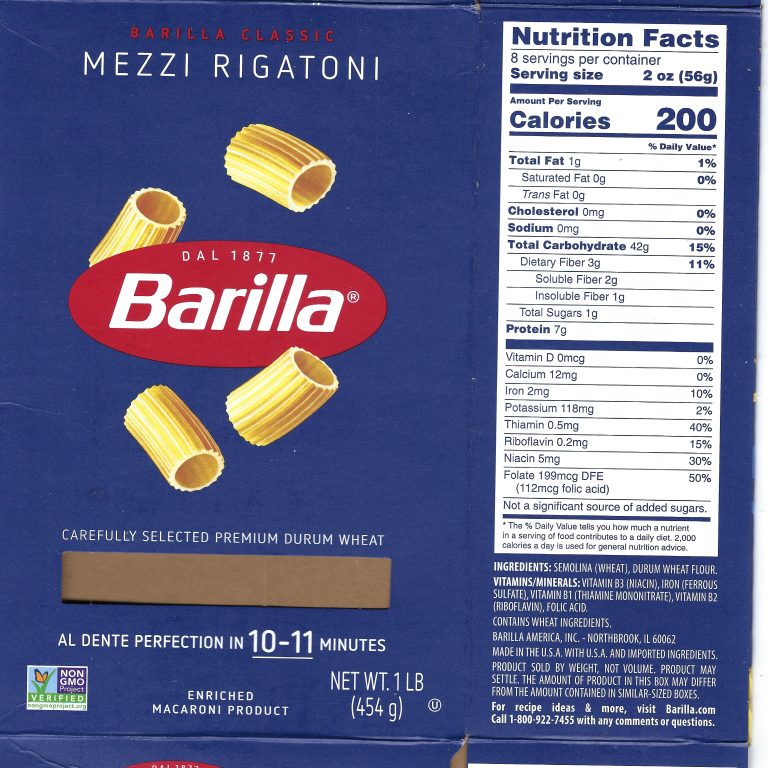 Barilla Mezzi Rigatoni